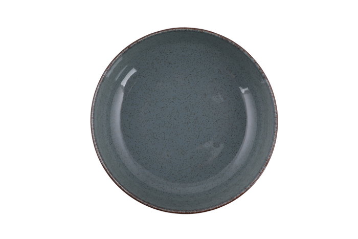 Hermia MOD24Y2730P01 Vajilla de Porcelana Azul 24 Piezas